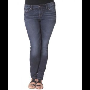 Plus Silver Aiko Skinny Joga Jeans